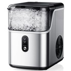 Nugget Ice Maker Countertops 35 9lb Per Day Portable Pebble Crushed Ice Machine 