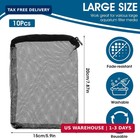 Tucnoeu 10pcs Media Bags For Aquarium Fine Mesh Bag Aquarium Filter Media Bags W