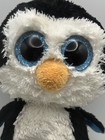 Tysilk Waddles Penguin Plush 2017 6    Ty Blue Glitter Eyes - Tush Tag Only