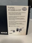 Kohler Fairfax R12265-4-cp Chrome 8  Widespread Bathroom Faucet New - Open Box