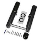 Black Fork Lower Legs For Harley Touring Bagger Road King Electra Flt 2014-up