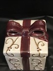 Yankee Candle Gift Box Present Tealight Ceramic Candle Holder Christmas