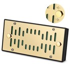 High-end Cigar Humidifier  Rectangular Cigar Humidifier Regulator With Gold