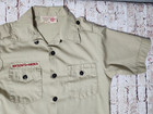 Boy Scout Bsa  Official Uniform Shirt  Youth Large  Cotton poly Blend  See Descr
