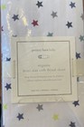 New Pottery Barn Baby Kids Crib Fitted Sheet Organic Mini Star Multicolor