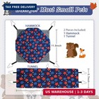 Petonfun Ferret Rat Hammock Set Guinea Pig Hideout Bed soft Hamster Toys Hanging