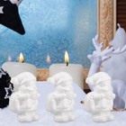6 Pcs Foam Christmas Shapes Santa For Crafts Claus Ornaments