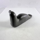 Vintage Inuit Soapstone Seal Carving Canada Eskimo Art Igloo Sticker Ns17 7 5 