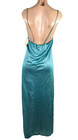 Vintage Teal Nightgown Nylon Lace Sweep Ilgwu New Nwt Enkalure By Enka