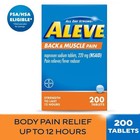 Aleve Back   Muscle Pain Reliever Naproxen Sodium 220mg - 200 Tablets - Exp 2028