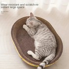 Oval Corrugated Cat Scratch Board   Claw Grinder Scratcher Nest Toy Usa 