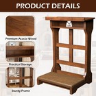 Jfhid Wood Prayer Bench Kneeler Prayer Table At Home Church Kneeling Stand Stool