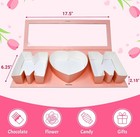 Empty Mom Flower Gift Box Mother s Day Floral Arrangement Letter Shaped Cardboar