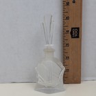 Vintage Art Deco Frosted Glass Perfume Bottle Dauber Stopper Vanity Collectible