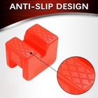 2x Polyethylene Car Axle Jack Pad Lifting Stand Pad Adapter Frame Rail Protector