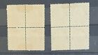 Canada 1915 War Tax 2c Stamps In Mint Block Of 4  two Shades 