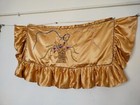 Vintage Beautiful French Silk Embroidery Floral Pillowcase Textile Panel Item640