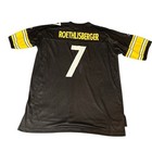 Reebok Authentic Pittsburgh Steelers Ben Roethlisberger Jersey 7 Black Men s 2xl