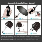 Automatic Umbrella Anti-uv Sun rain Windproof 3 Folding Compact Umbrella