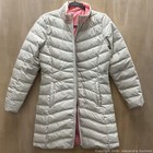 The North Face 550 Women s Silver Gray Long Puffer Down Coat Winter Jacket