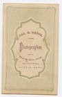 Civil War-era Cdv Well-dressed Man Sitting Outside  By Jas B Gross  Dayton  Ohio