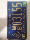Pennsylvania Masonic Blue Lodge License Plate  03155