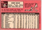 1969 -bobby Knoop- Topps Autograph signed auto Baseball Card  445 Angels