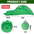 70 Gallon Pop-up Foldable Leaf Collector Reusable Yard Garden Bag For Lawn Trash