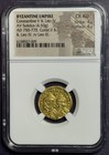 Constantine V   Leo Iv Av Solidus Gold Coin  4 50g  750-775 Ad - Ngc Ch Au