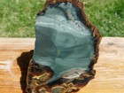 Tcr Blue Mountain Jasper  rough Slab 185g     Colorful Orbs   Patterns   Oregon