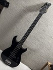 Vintage Dixon Se Series Electric Bass Guitar Black W  Bag Works Rare Euc Read 