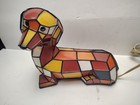 Ashton Drake Dachshund Doxie Dog Sculptural Lamp Faithful Friend Very Rare Vtg