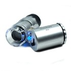 60x Magnifying Loupe Jewelry Jewelers Pocket Magnifier Loop Eye Glass Led Light 