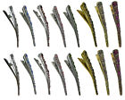 Crystal Alligator Duckbill Beak Clip Sparkly Crystals Nick Gold Tone Nm86110-2