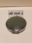 Ladies Pink Jeweled Compact With Double Mirrors And Silver Case
