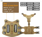 Service Dog Vest Harness For Large Dog  Tactical Working Molle Vest
