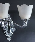 The Plaza Hotel New York City Nickeled Brass Wall Sconces