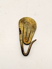 Antique Brass 2    Metal Dodad Or Bookmark Ivory Coast  African Trade
