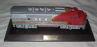 Avon 1992 Lionel 1948 Santa Fe F3 Diesel Engine Train Display D-13 W wooden Base