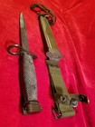 Vietnam U s  M7 Military Imperial Bayonet Usm8a1 Pwh Scabbard Vtg Knife 60s