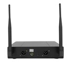 Rockville Rwm72u Dual Uhf Wireless Handheld Microphone System Digital Display