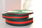 2 Yards Gucci Inspired Green And Red Striped Woven Ribbon Diy - Premium Quality