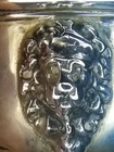 Beautiful Antique Lion Heads  Poole Sterling Silver Salt And Pepper Shaker s 