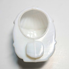 Vintage Milk Glass Poultry Seed Waterer Chicken - Bird Art Deco Feeder Ribbed