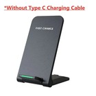 Wireless Fast Charger Charging Pad Stand Dock For Samsung Galaxy Iphone Phone