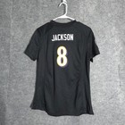 Nike Lamar Jackson Baltimore Ravens Jersey Women M Black Nfl On Field 472955-010