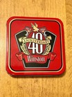 Vintage Winston Cigarettes 40th Anniversary Lighter In Metal Tin 1994