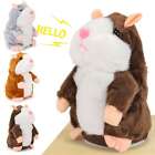 Talking Speaking Hamster Plush Toy Voice Repeating Sound Record  Kids Toys Gift