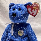Ty Beanie Baby Decade The Bear Blue Version 2000s Nostalgic Stuffed Plush Toy