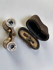 Vintage Le Maire Paris Opera Glasses-mother Of Pearl brass W case
